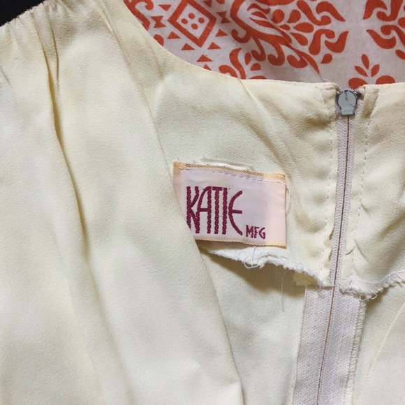 Vtg high waist harem jumpsuit dress disco romper S - Picture 7 of 9